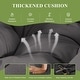 preview thumbnail 30 of 44, Oversized Indoor Outdoor Royal Papasan Rocking Chair, Patio Egg Rocker with Cushions, 450 lb Capacity