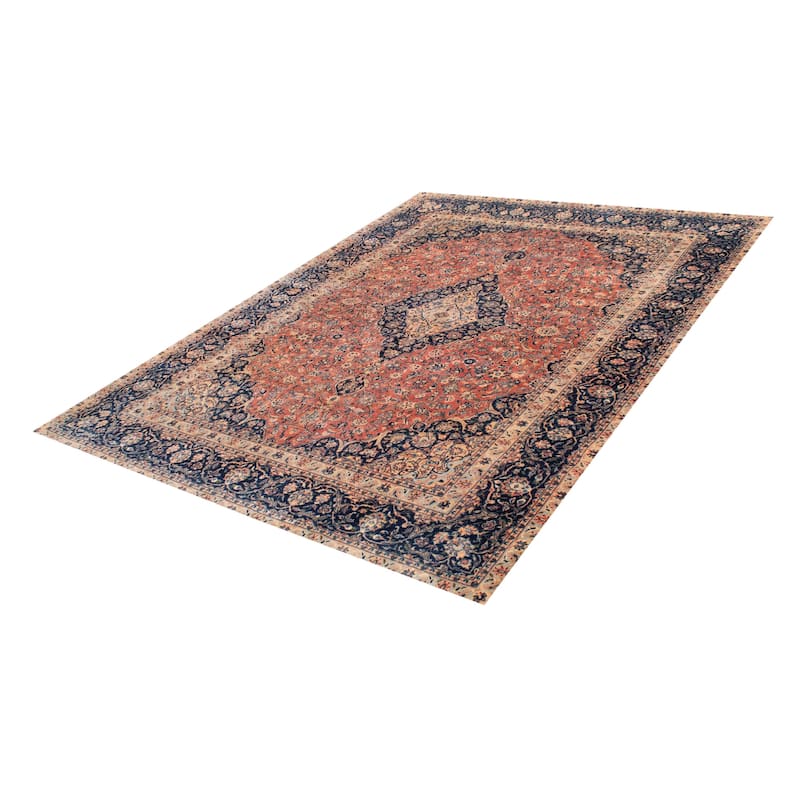 ECARPETGALLERY Hand-knotted Antalya Vintage Copper Wool Rug - 9'8 x 12'10