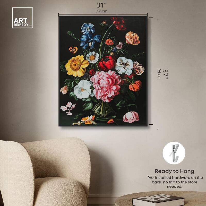 Violet Vignette I Canvas by Art Remedy