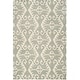 preview thumbnail 55 of 83, SAFAVIEH Handmade Wyndham Zvonka Modern Wool Rug 6' x 9' - Grey/Ivory - Rectangle