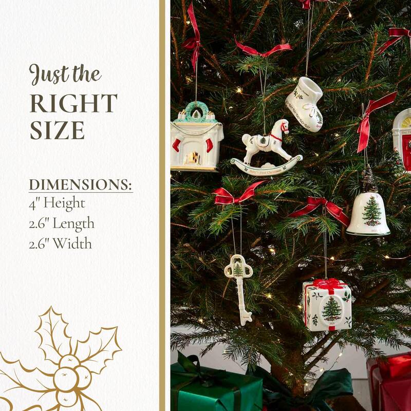 Spode Santa Annual Bell Ornament 2025