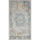 preview thumbnail 2 of 4, Livabliss Lillian Traditional Medallion Washable Area Rug