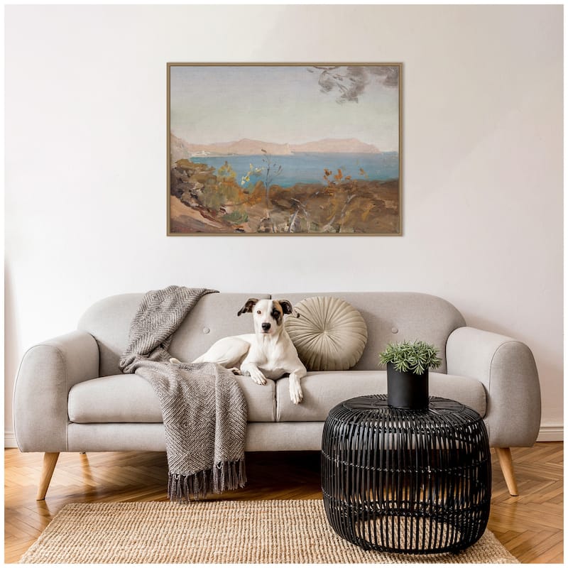 Kate and Laurel Sudak 3 1904 Jan Ciaglinski by Nostalgia Prints Framed Canvas Wall Art Print