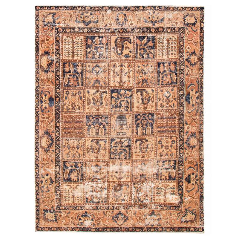 ECARPETGALLERY Hand-knotted Antalya Vintage Copper Wool Rug - 6'11 x 9'5 - Copper - 6'11 x 9'5