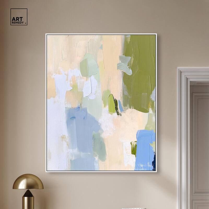 Clover Frost Canvas by Art Remedy
