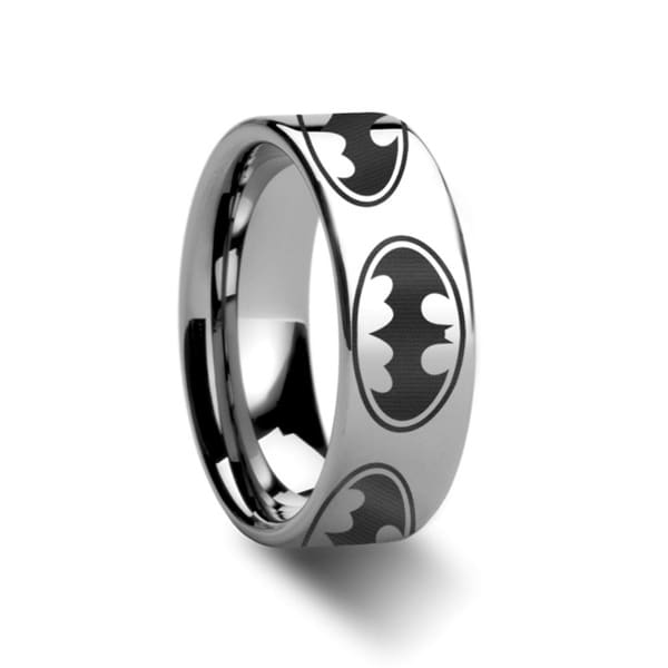 tungsten carbide batman ring