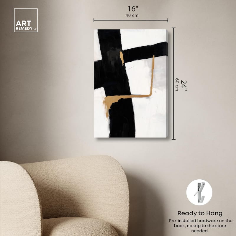Dichotomy IV Canvas by Art Remedy, Gallery Wrapped