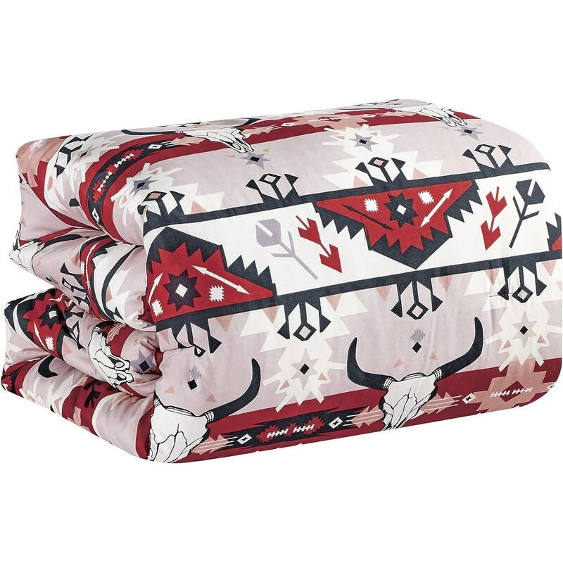7 Piece Comforter Set Ted Western Style Soft Bedding