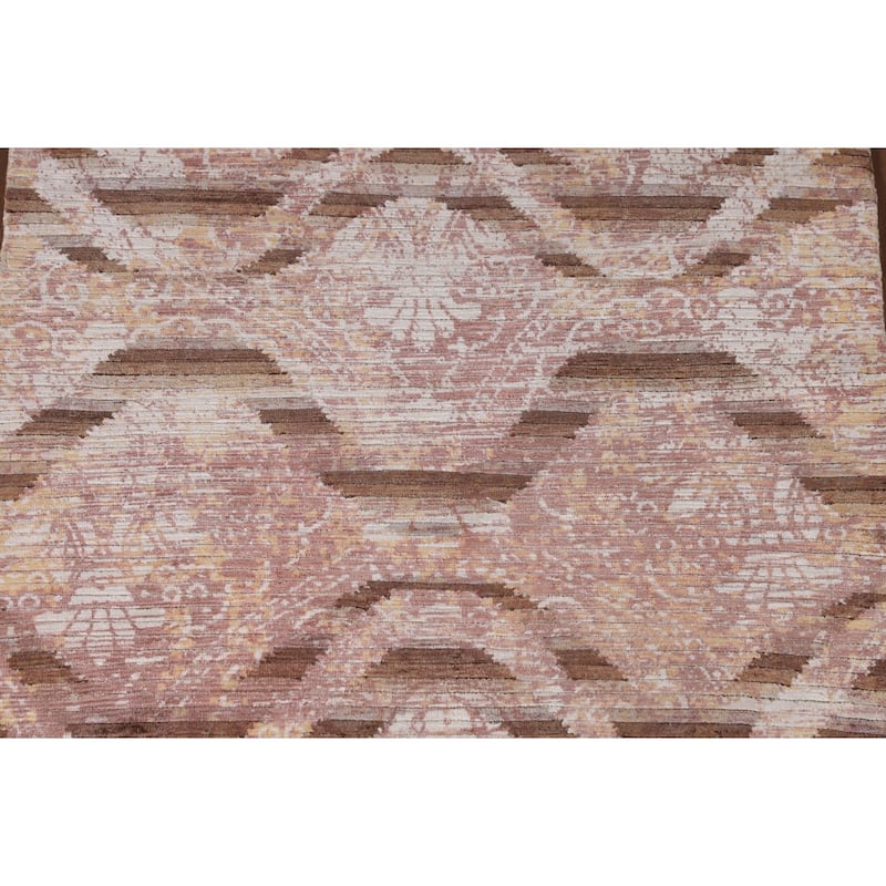 Abstract Modern Rug Hand-Knotted Wool Carpet - 3'10"x 6'0"