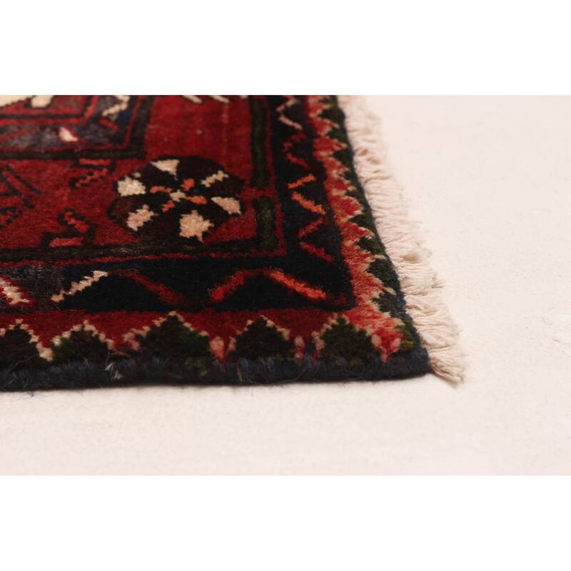 ECARPETGALLERY Hand-knotted Andelz Black Wool Rug - 4'11 x 7'3