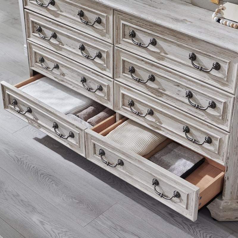 Farmhouse Drawers Dresser, Wood Chest of Drawers, Dressers Organizer