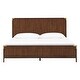 preview thumbnail 16 of 15, Khourush Low Profile Campaign Platform Bed by iNSPIRE Q Modern