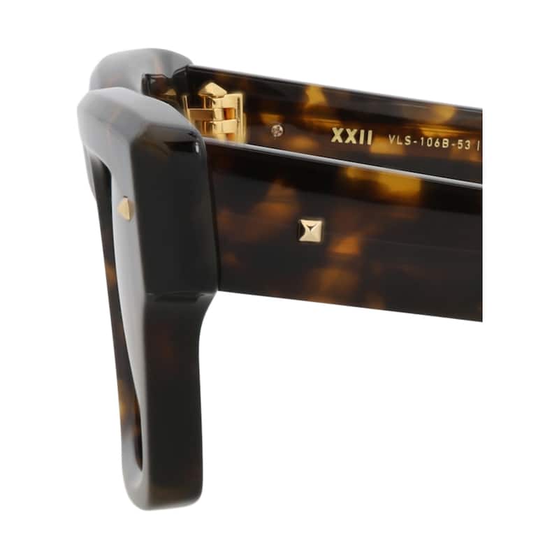 Valentino Square-Frame Acetate Sunglasses