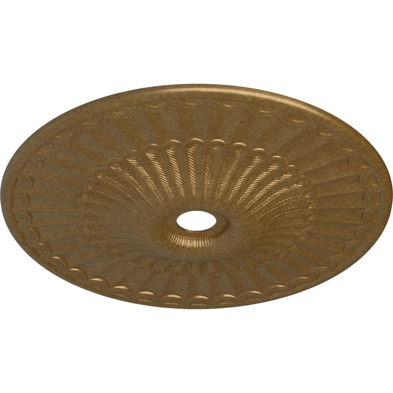 36 5/8"OD x 3 5/8"ID x 2 3/8"P Galveston Ceiling Medallion