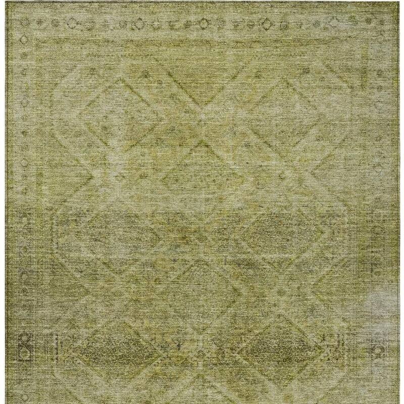 HomeRoots Geometric Transitional Rectangle Outdoor Rug