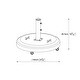 preview thumbnail 5 of 4, Rye Studio Concrete Round Umbrella Base w/Wheels featuring Leather Sense