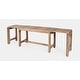 preview thumbnail 1 of 13, Bradford Extendable Solid Mango Hardwood Bench by Jofran