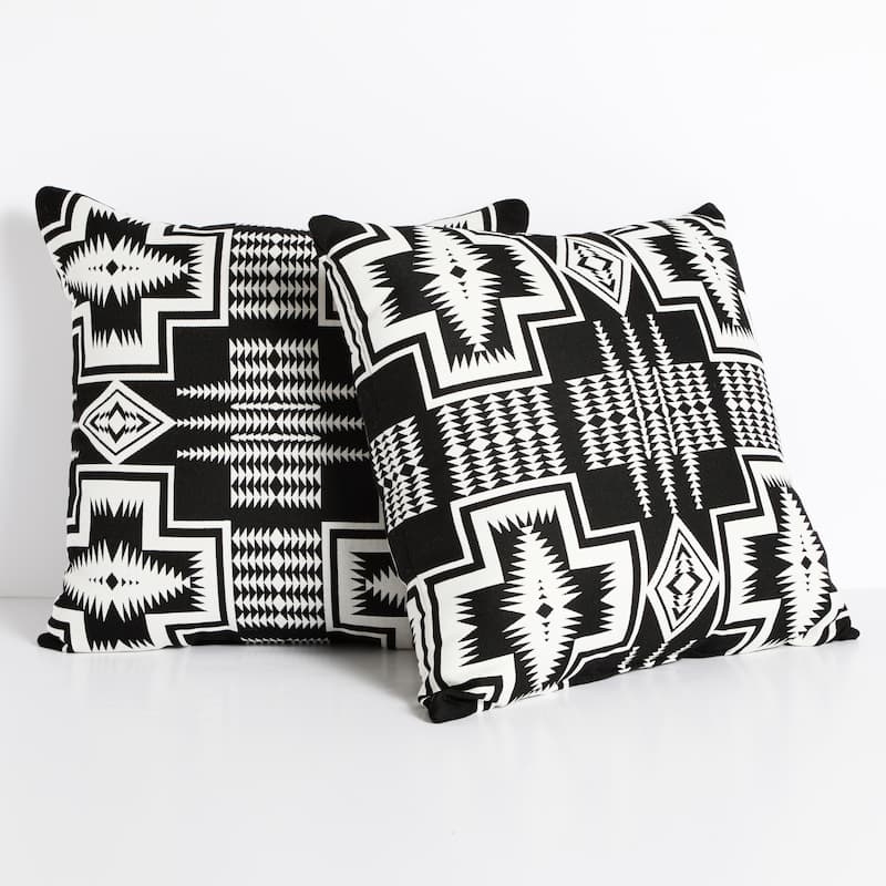 Sorra Home Sunbrella Pendleton Outdoor Knife Edge Pillow Set of 2