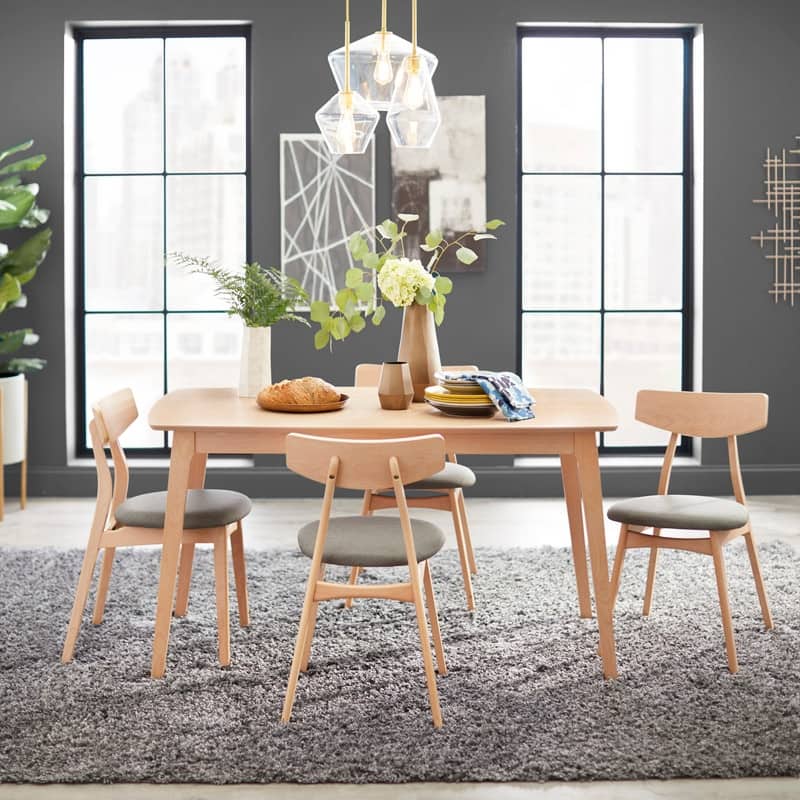 Simple Living Solid Beechwood Cadiz 5-piece Dining Set