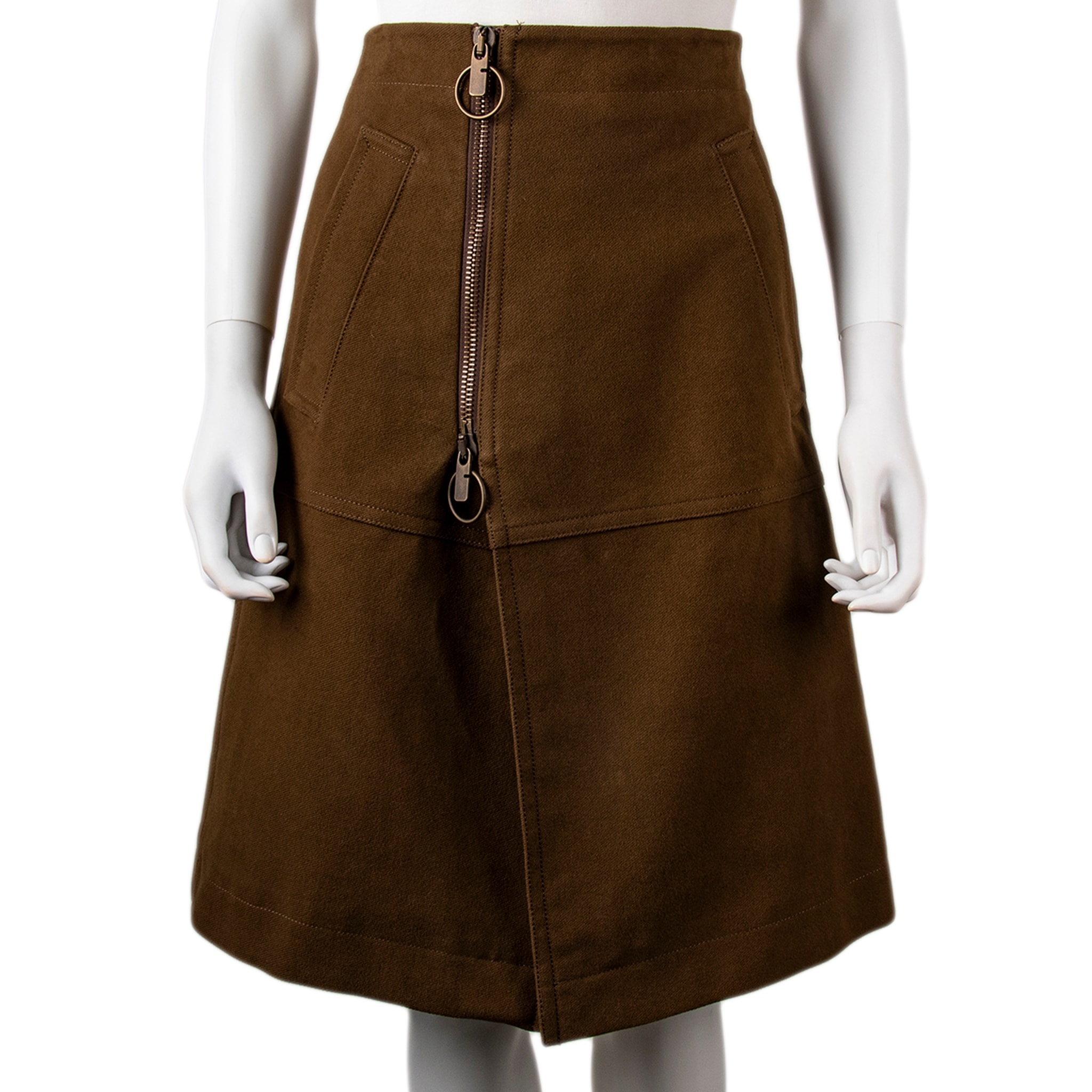 Burberry A-Line High Waist Skirt