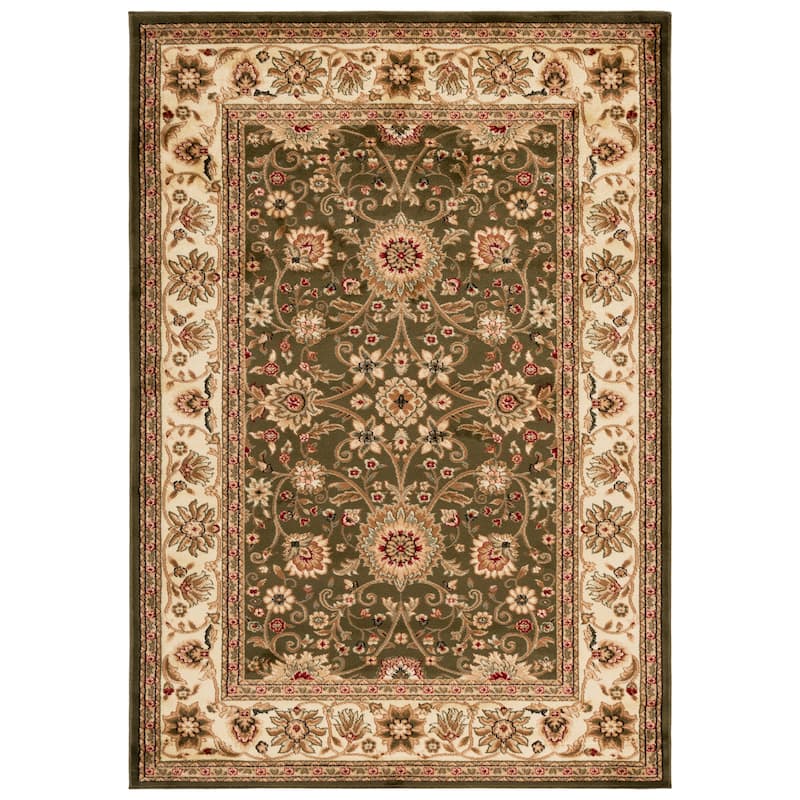SAFAVIEH, Lyndhurst Marsha Traditional Area Rug - 5'3" x 7'6" - Sage/Ivory