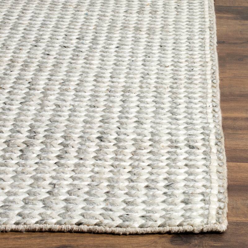 SAFAVIEH Handmade Natura Steinvor Geometric Wool Rug