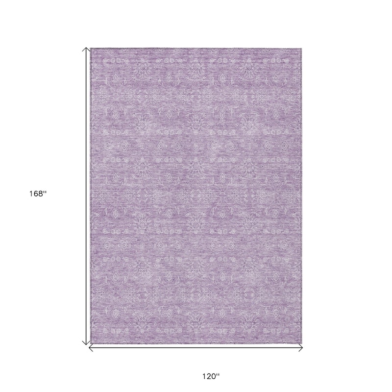 HomeRoots Floral Transitional Rectangle Outdoor Rug