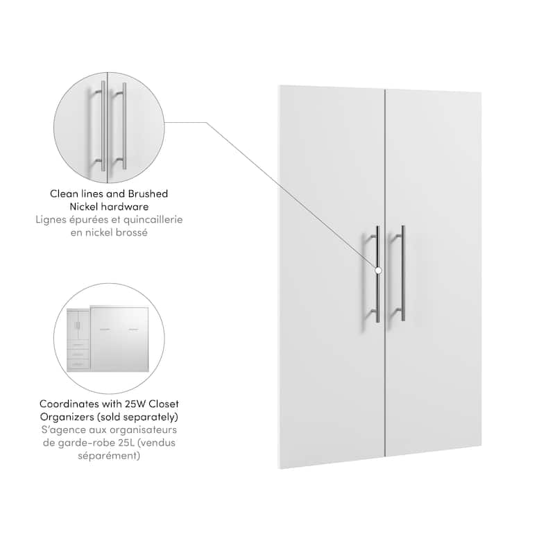 Nebula 2 Door Set for Nebula 25W Closet Organizer by Bestar
