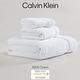 preview thumbnail 24 of 27, Calvin Klein Iconic Solid Cotton 3 Piece Towel Set - 3 Piece Black