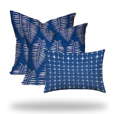 AYANNA Collection Indoor/Outdoor Lumbar Pillow Set, Sewn Closed - 20 x 20