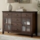 preview thumbnail 19 of 78, WYNDENHALL Stratford Solid Wood Transitional Sideboard Buffet - 54 inch Wide Natural Aged Brown