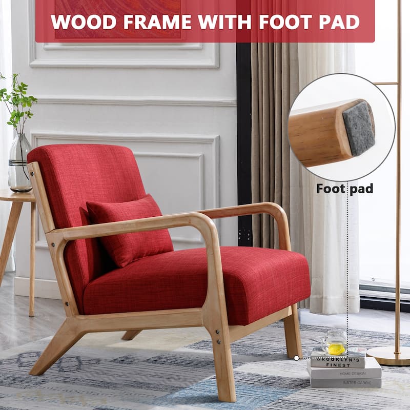 Aston Modern Solid wood Accent Chair for Living Room