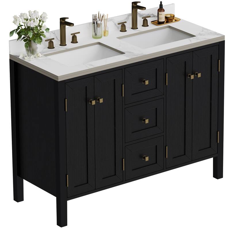 Moasis 36"/40"/ 47" Bathroom Vanity Cabinet with Sink