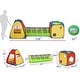 preview thumbnail 4 of 2, UTEX 3 in 1 Pop Up Play Tent with Tunnel, Ball Pit for Kids, Boys, Girls, Babies and Toddlers, Indoor/Outdoor Playhouse