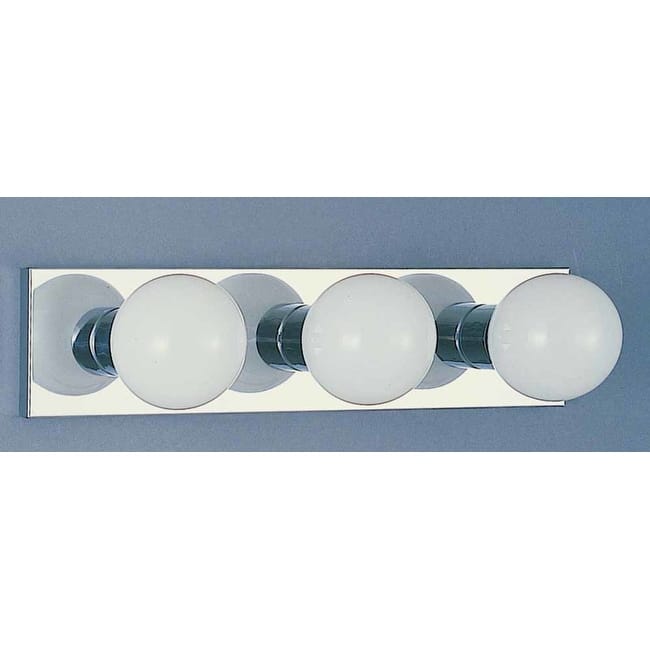 Volume Lighting 3 Light 18" Width Bathroom Vanity Strip - Chrome
