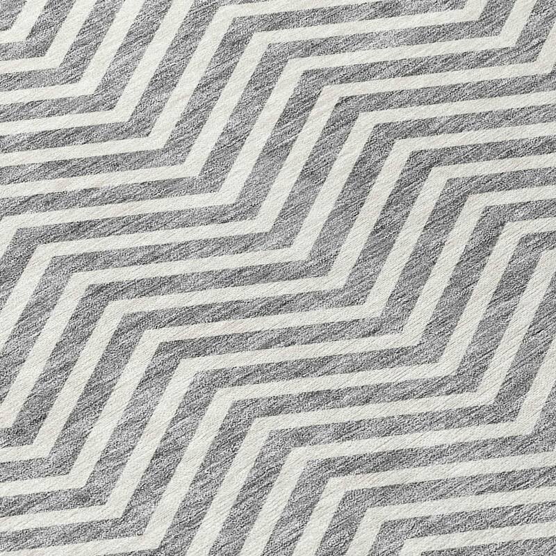 HomeRoots Chevron Transitional Rectangle Outdoor Rug