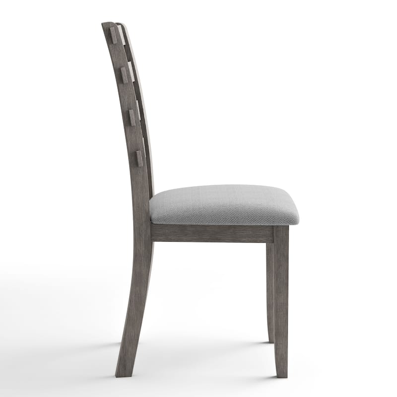 Furniture of America Bura Farmhouse Gray Dining Chairs (Set of 2)