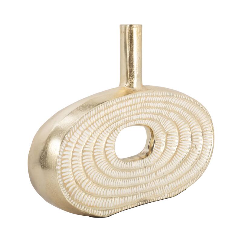 Sagebrook Home Aluminum Vase - Elevate Your Decor With Elegance & Style