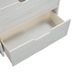 preview thumbnail 17 of 46, Wood Twin Loft Bed with 2 Shelves & 2 drawers for Bedroom(Antique Gray)