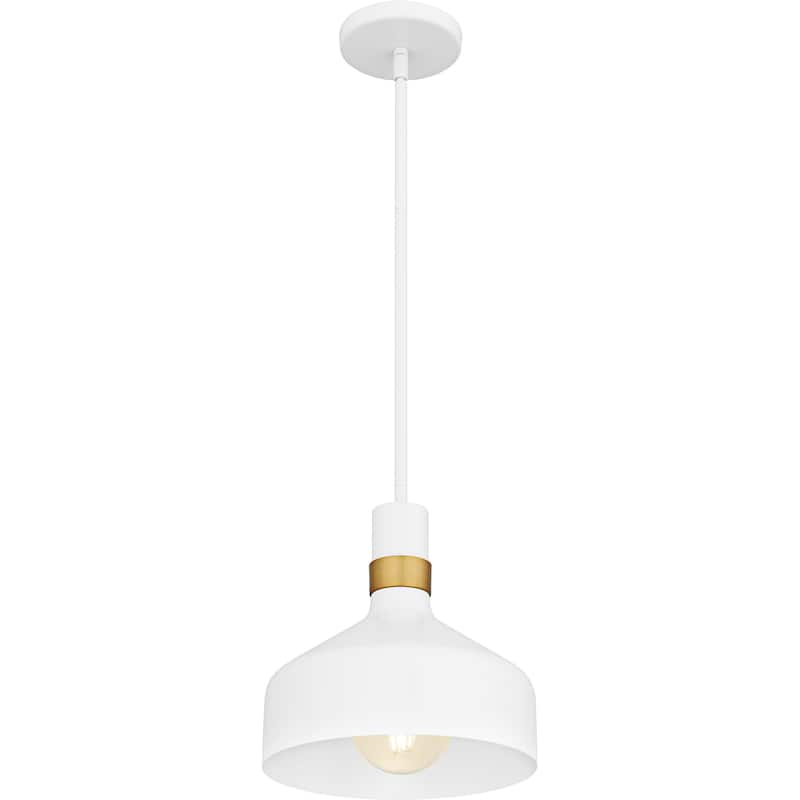 Arbor 1-Light Matte White Mini Pendant
