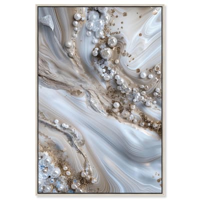 Effervescent Earth Canvas by Art Remedy