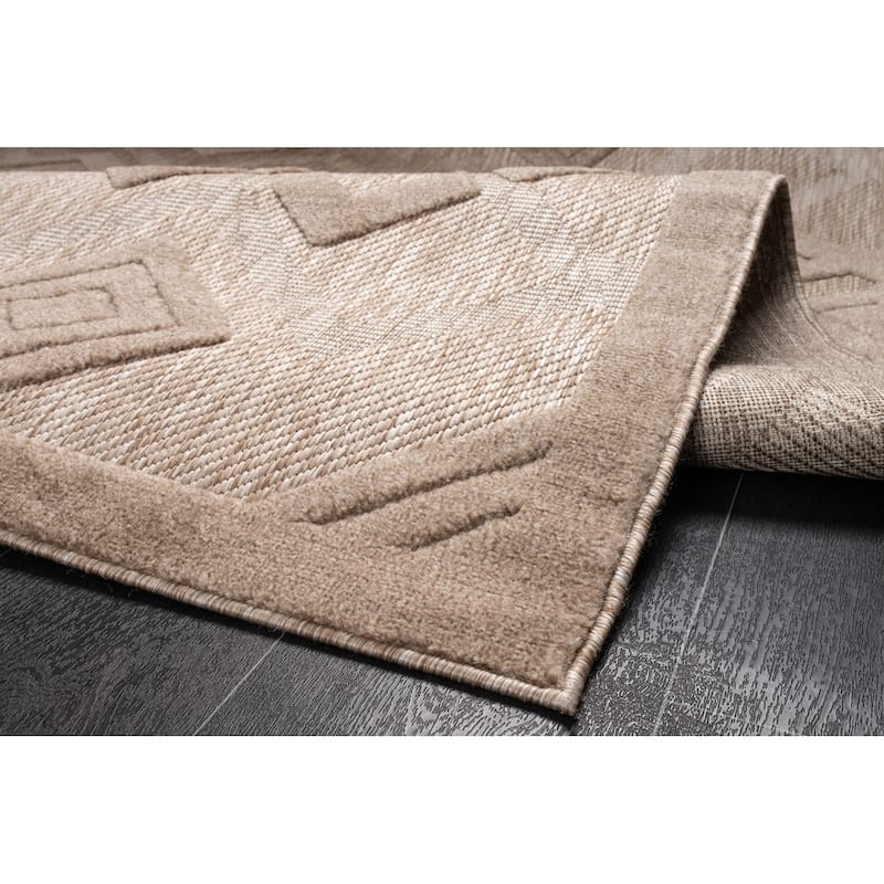 LaDole Rugs Geometric Modern Contemporary Runner Rug