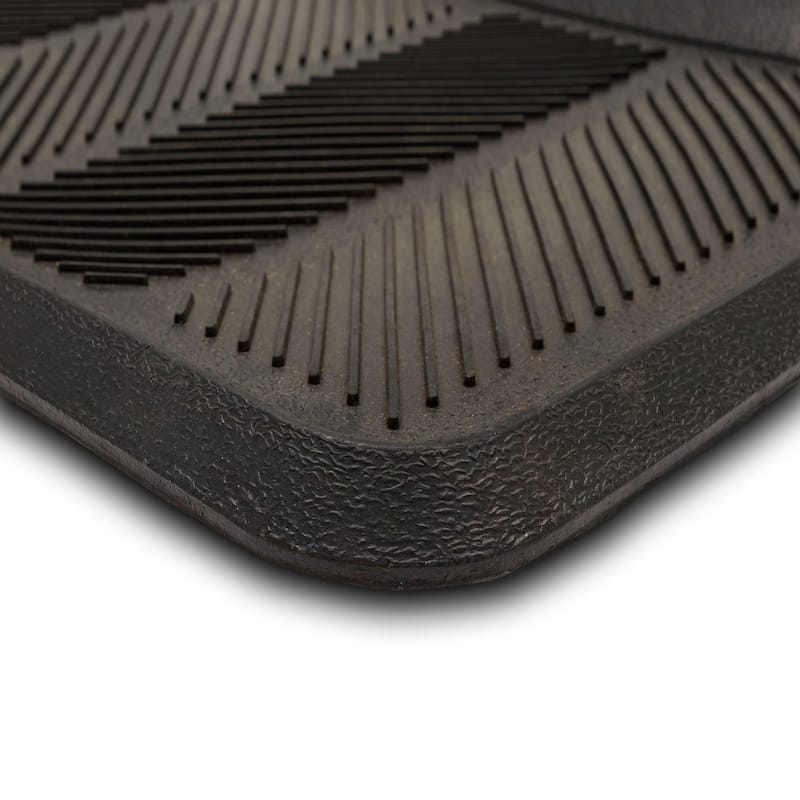 Mohawk Home Rubber Boot Tray Black 1' 4" X 2' 8" Door Mat - 16" x 32"