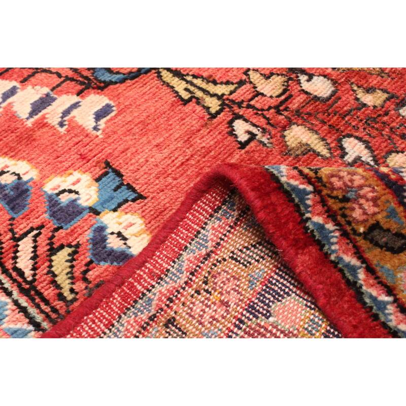 ECARPETGALLERY Hand-knotted Andelz Red Wool Rug - 3'10 x 7'4