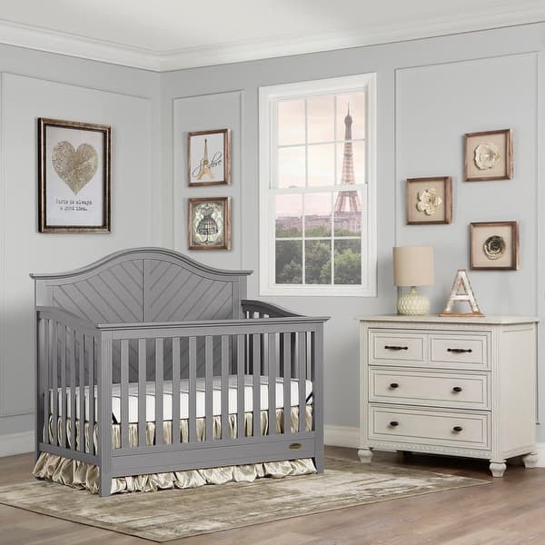 dream on me storm grey dresser Ella 5 in 1 Convertible Crib - - Bed Bath & Beyond SSYB