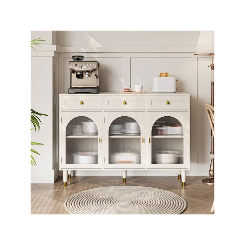 RoyalCraft RoyalCraft 47.2" Wide 3 Drawer Sideboard Buffet