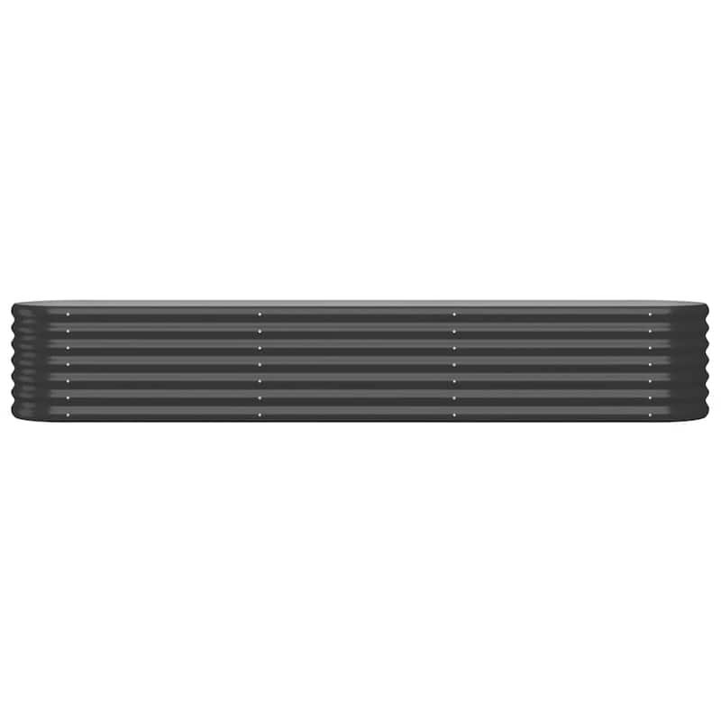 vidaXL Garden Raised Bed Patio Outdoor Raised Planter Box Powder-coated Steel