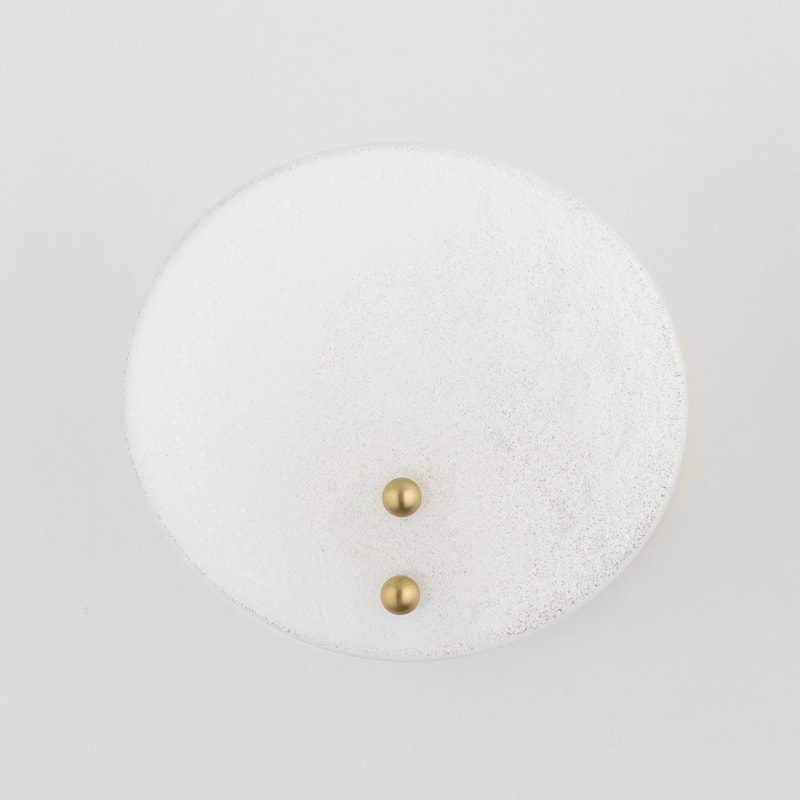 Mitzi by Hudson Valley Giselle 1-Light Wall Sconce with White Candy Glass