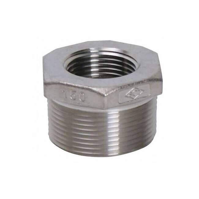 Manufacturer Varies Hex Bushing,1-1/2"x1",150,316,Thrd Heavy 4381035060 - 1 Each