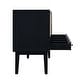 preview thumbnail 5 of 24, SEI Furniture Simms Mid-century Modern Media TV Stand for TV's up to 68"
